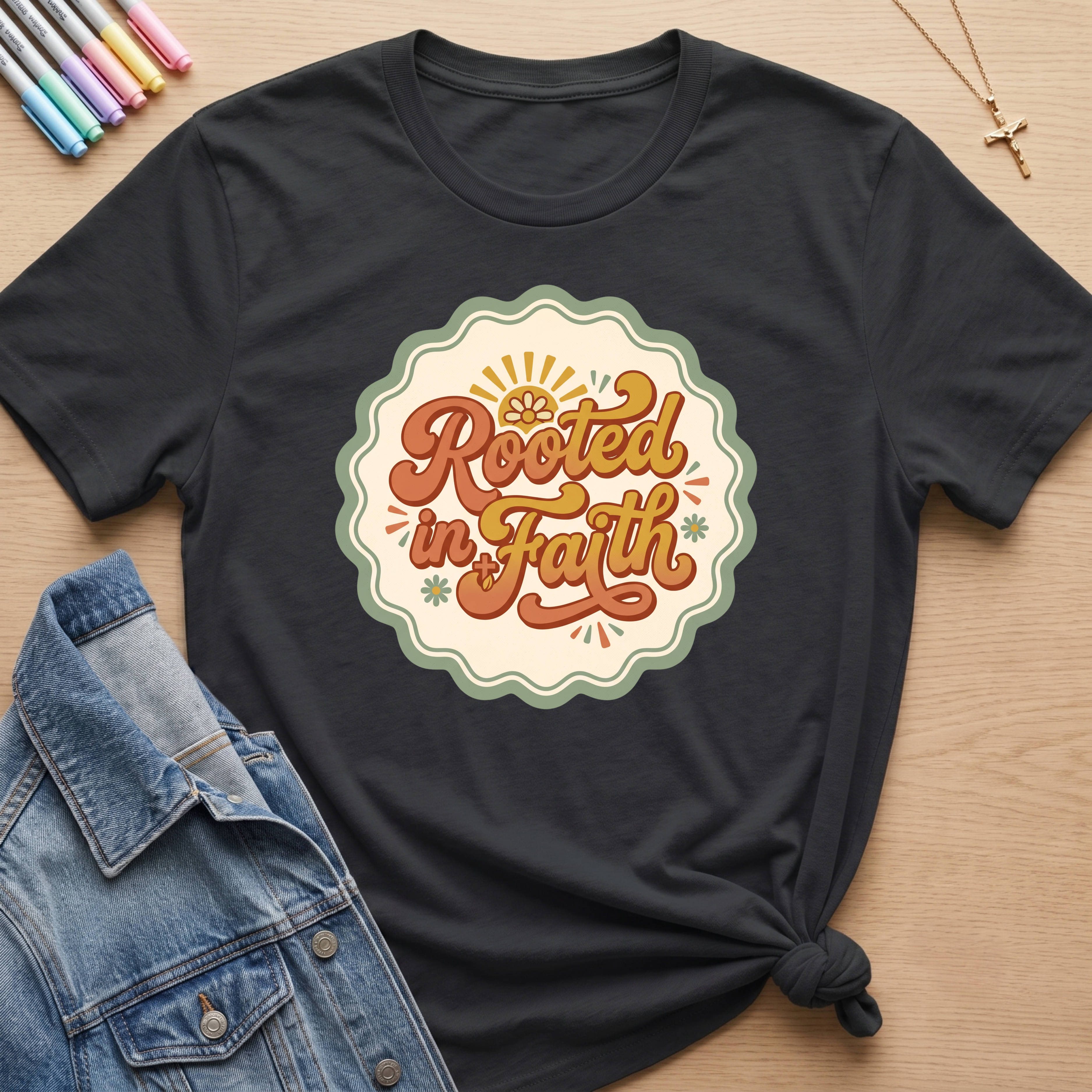 Rooted in Faith T-Shirt