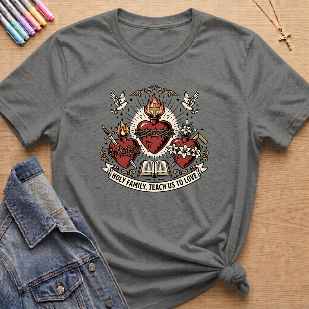 Holy Family Teach Us T-Shirt