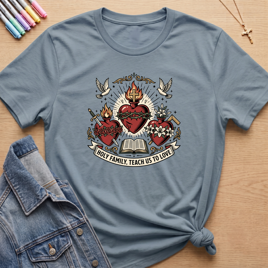Holy Family Teach Us T-Shirt